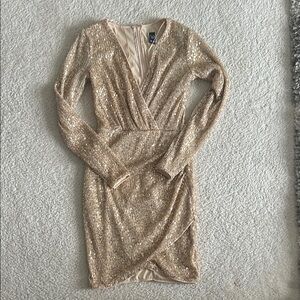 Windsor Gold Sequin Dress